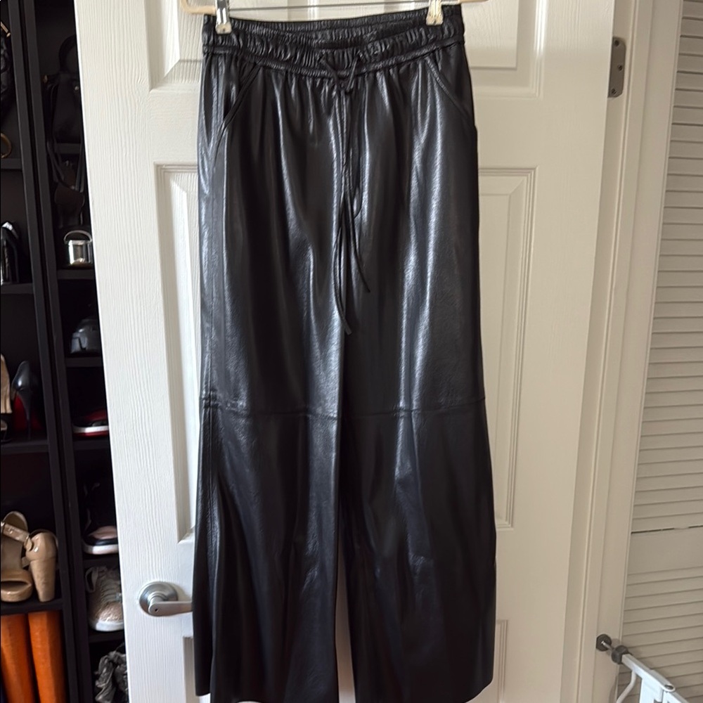 Good American Black Wide Leg Pants